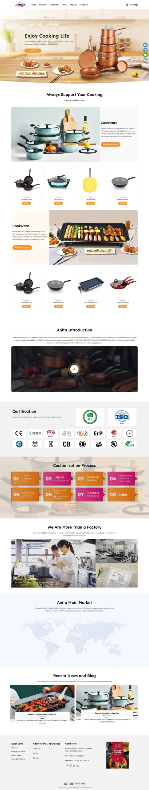 热销B2B询盘展示型模版插图8