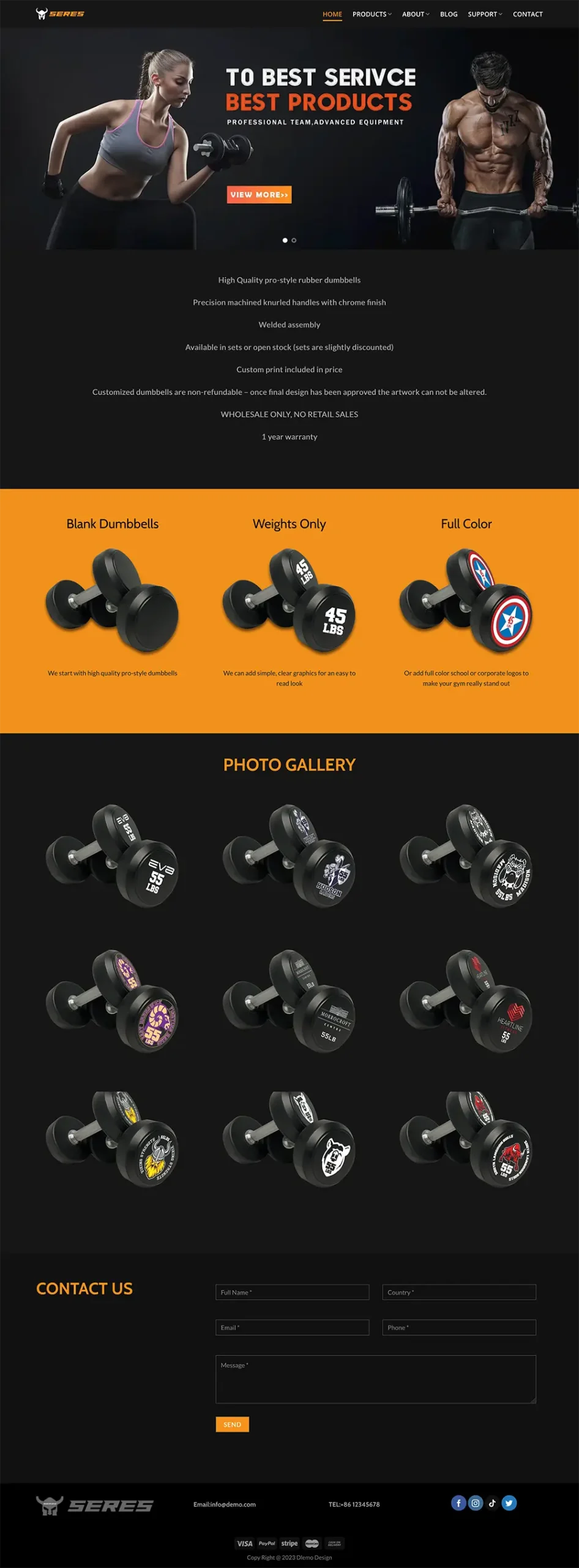 热销B2B询盘展示型模版插图45
