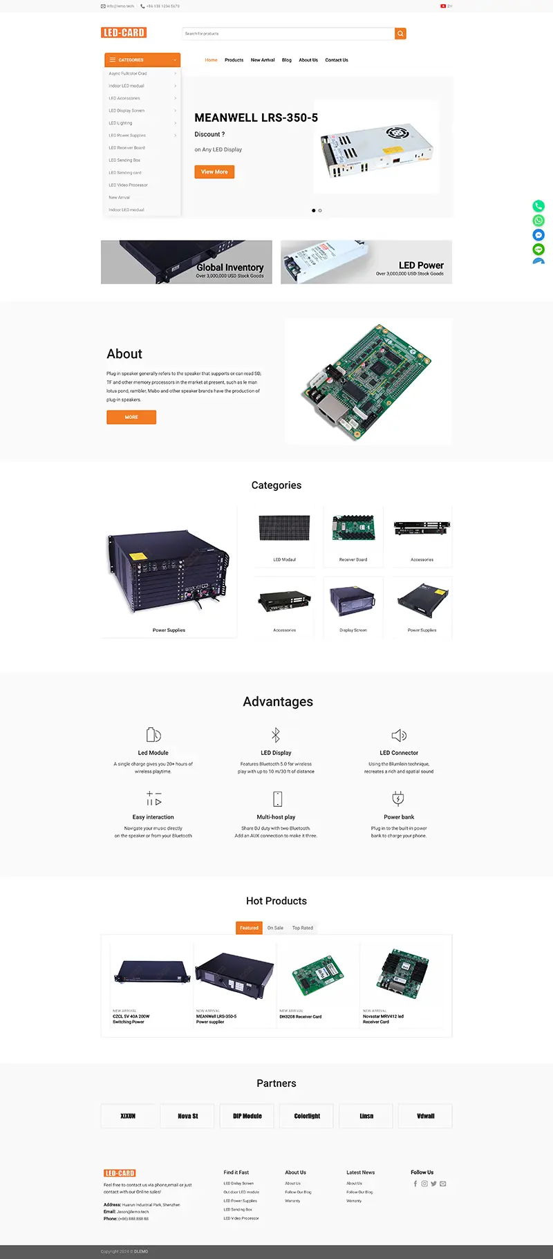 热销B2B询盘展示型模版插图9